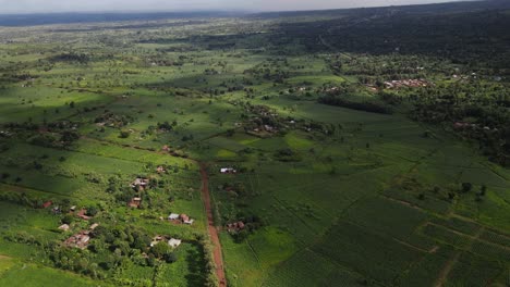 Scenic-view-over-the-farmlands-in-Kimana,-Kenya
