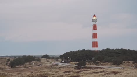 Bright-beam-shining-from-the-iconic-Ameland-Lighthouse-called-the-Bornrif