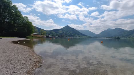 Schliersee-lake-in-Bavaria-Munich-This-beautiful-lake-was-recored-using-DJI-Osmo-Action-in-4k-Summer-2020-fast-view-of-the-lake