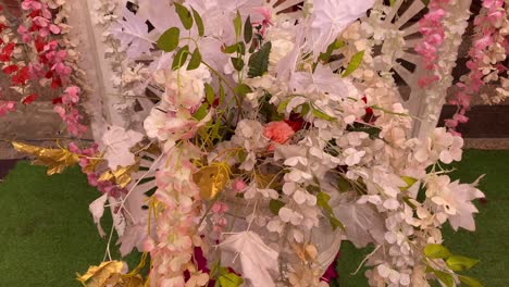 Blumentopf-Hochzeitsdekoration-Mit-Hintergrund