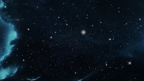 Nubes-Nebulosas-Moviéndose-En-El-Universo-Repleto-De-Estrellas