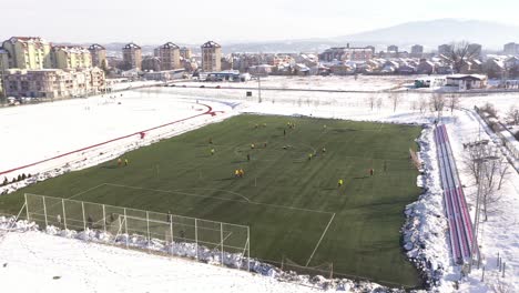 Football-training-in-progress-on-artificial-grass