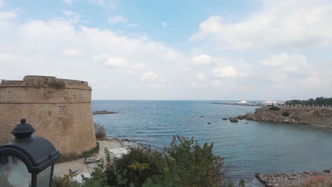 Reveal-of-the-fortified-walls-of-the-Kyrenia-Castle