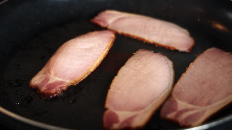 Cooking-Sliced-Homemade-Bacon-In-A-Frying-Pan