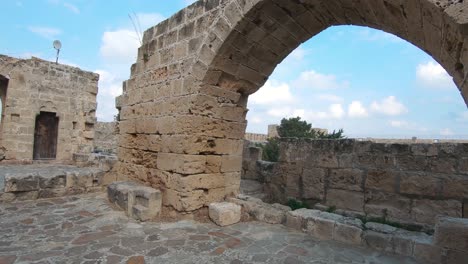 Las-Ruinas-Históricas-Del-Castillo-De-Kyrenia-En-La-Costa-Norte-De-Chipre