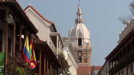 Cathedral-of-Saint-Catherine-of-Alexandria-in-Cartagena,-Colombia