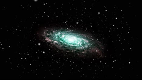 Eine-Galaxie,-Die-Im-Dunklen-Universum-Schwebt