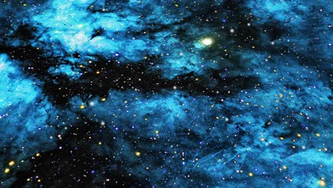 La-Superficie-De-La-Nube-Nebulosa-Azul-En-El-Universo