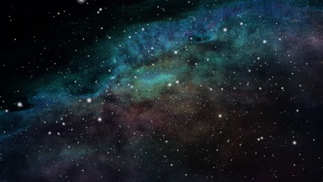 Nubes-Nebulosas-En-Movimiento-Que-Giran-Alrededor-Del-Universo-Con-Estrellas-A-Su-Alrededor