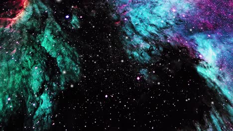 Nubes-Nebulosas-Moviéndose-Juntas-En-El-Universo
