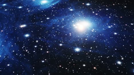 Nubes-Nebulosas-Azules-Flotando-En-El-Universo-Oscuro