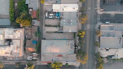 Drone-High-Angle-Top-Down-Look-at-West-Hollywood-California