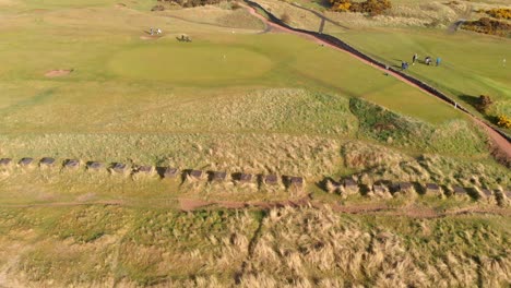 Scottish-link-golf-course-from-the-air-with-anti-tank-concrete-blocks-in-the-foreground