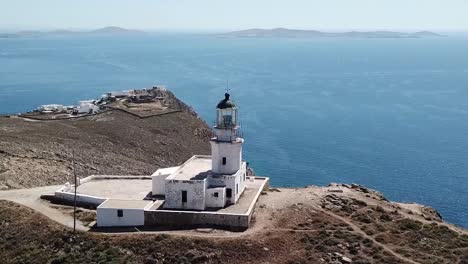 Lighthouse-On-Mykonos-Greece-Island-And-Beach