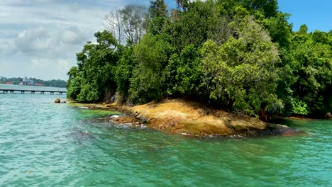 Unberührte-Natur-In-Den-Feuchtgebieten-Von-Check-Jawa-In-Der-Kachelinsel-Singapur-–-Blick-Auf-Die-Küstenpromenade