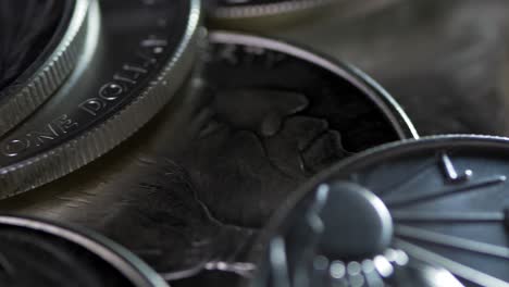 A-wide-view-of-US-silver-coins