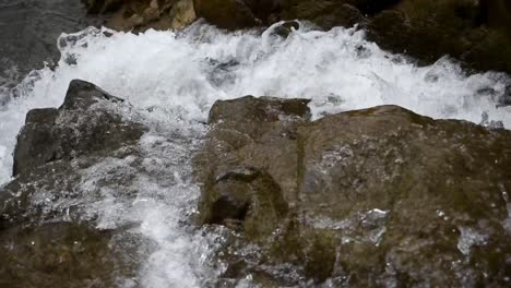 Stone-cold-waterfalls-cascade-gushing-at-Himalayas