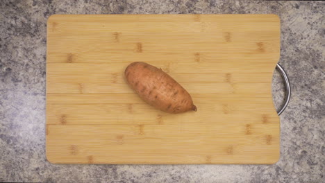 Setting-down-a-sweet-potato