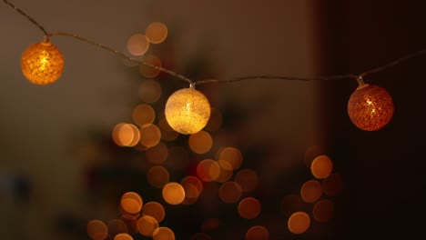Marking-end-of-holiday-christmas-season-with-dim-lit-lights