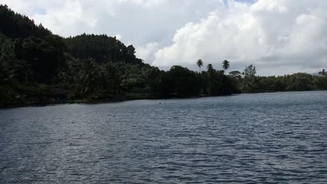 Paisaje-De-La-Isla-De-Tahití,-Polinesia-Francesa
