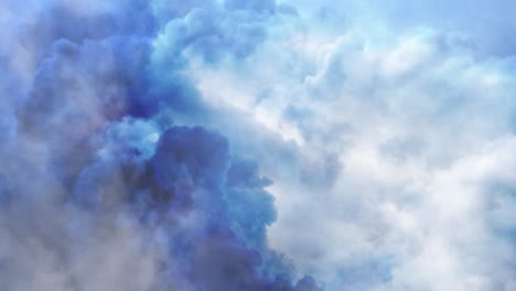 La-Superficie-De-Las-Nubes-De-Cúmulo-En-Movimiento-En-El-Cielo