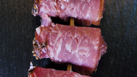 Marble-meat-is-saturated-with-meat-rollers