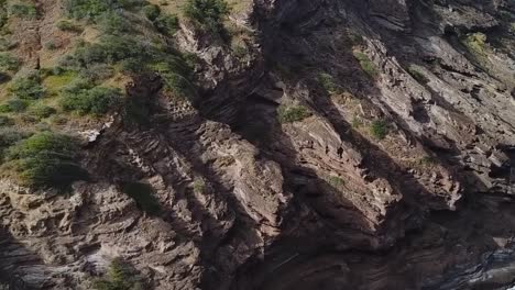 Drone-aerial-beachfront-cliffside-sky-Hawaii