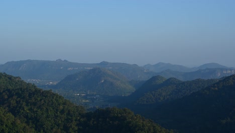 Aussichtspunkt-Khao-Yai-Nationalpark,-Dong-Phayayen,-Zeitraffer