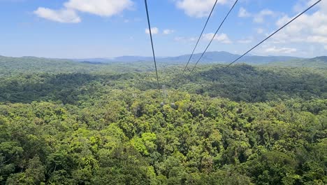 Skyrail-Cableway-Gondolas-Going-Over-Barron-Gorge-Rainforest