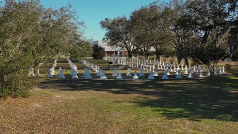 Catholic-cemetery-in-Bay-Saint-Louis,-Mississippi