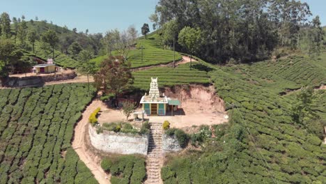 Rolling-hills-and-tea-plantations,-Munnar,-India