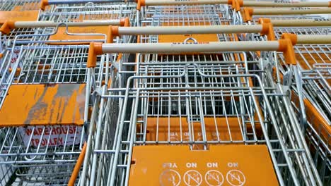 Shopping-trolley-lying-idle-at-the-shopping-mall-due-to-Covid