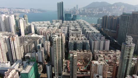 Luftbild-Von-Wohngebäuden-Im-Whampoa-Gebiet-Von-Hongkong