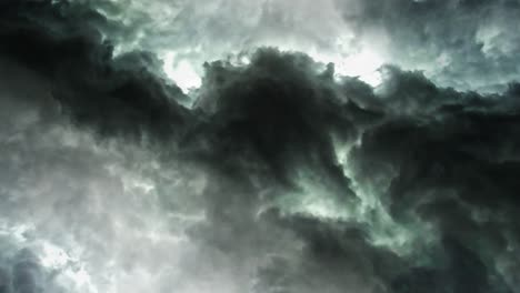 Dunkle-Wolken-Mit-Blitzeinschlägen-Darin