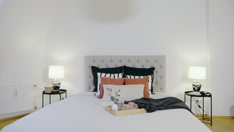 Motion-controlled-shot-of-a-home-staging-bedroom