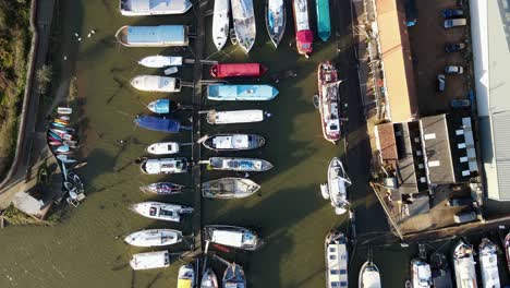 Woodbridge-Suffolk-Wharf-Quay-Overhead-Drohne