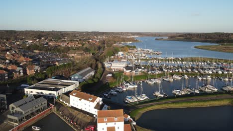 Woodbridge-Suffolk-tide-Mill-and-Quay-reveal-4K-Aerial