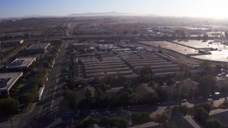 Aerial-panning-shot-above-a-South-Bay-industrial-neighborhood