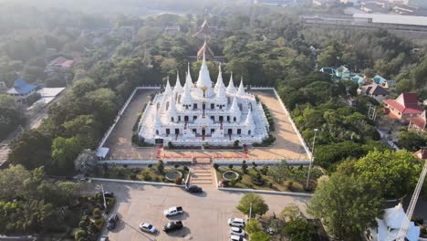 4k-aerial-footage-of-the-Wat-Asokaram