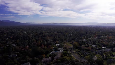 Wide-panning-shot-above-Pasadena