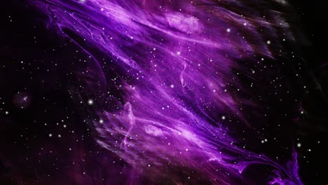 Una-Nebulosa-Púrpura-En-Un-Universo-En-Constante-Movimiento