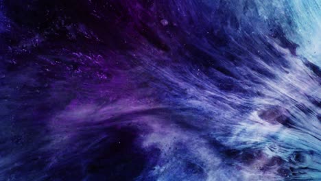 Las-Nubes-Nebulosas-Azules-Y-Moradas-Se-Mueven-En-El-Universo