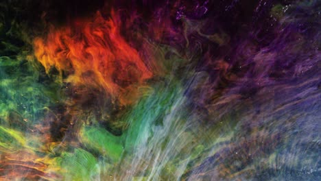 Coloridas-Nubes-Nebulosas-Moviéndose-En-El-Gran-Universo
