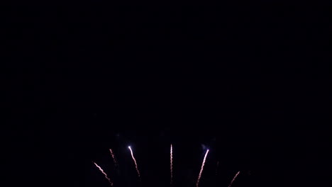 Colorful-fireworks-explode-in-dark-sky-background