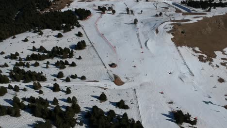 Aerial-views-of-an-empty-ski-station-in-Catalonia-in-covid-times