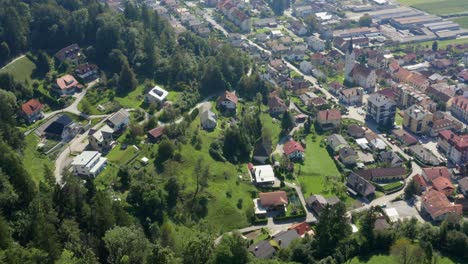 Aerial-view-of-the-Radlje-ob-Draviin-in-Slovenia