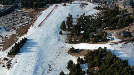 Aerial-views-of-an-empty-ski-station-in-Catalonia-in-covid-times