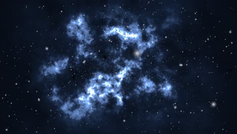Nubes-Nebulosas-En-El-Universo-Moviéndose-De-Color-Azulado