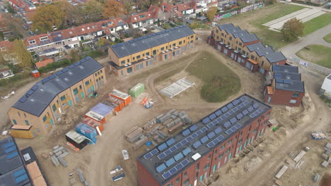 Luftbild-Der-Neuen-Häuser,-Die-Auf-Der-Baustelle-Gebaut-Werden