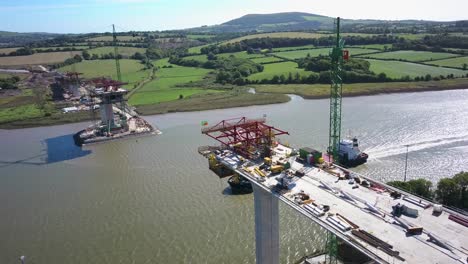 Irlanda-New-Ross-N25-By-Pass-Puente-Construcción-Rose-Fitzgerald-Kennedy-Bridge-03